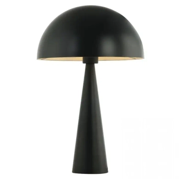 Salonowa lampa stołowa 20210 żelazna grzybek nastrojowa czarny