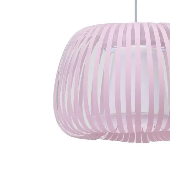 Sypialniana lampa wisząca AGORA AZ6645 ażurowa różowa