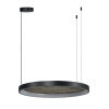 Wisząca lampa okrągła KRYPTON AZ6664 LED 40W CCT czarny brązowy