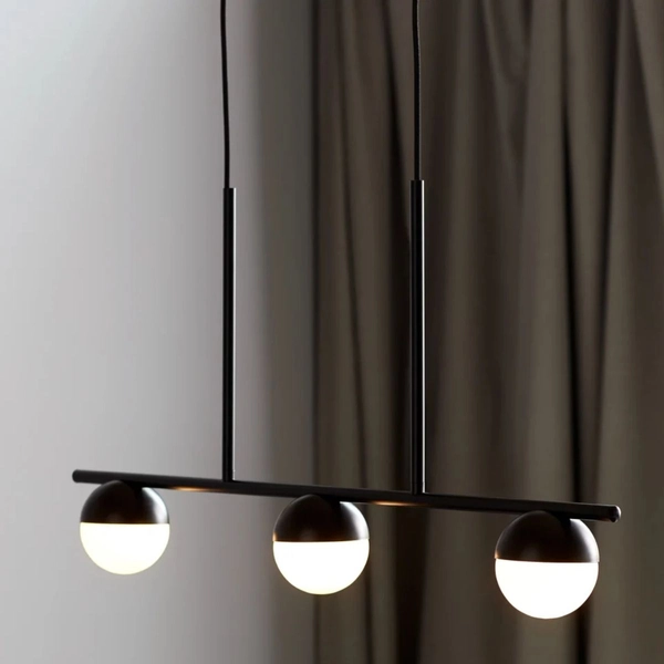 Lampa wisząca Contina 2010953003 Nordlux kule balls czarne