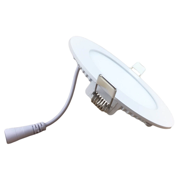 Podtynkowa lampa sufitowa CGPANPOD12 biały wpust LED 6W okrągły