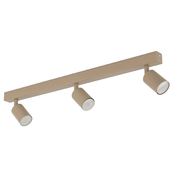 Podłużna lampa sufitowa Nex Sabia 10629 na podsufitce tubki beżowy