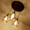 Industrialna lampa wisząca Aspa 33-00613 Candellux kaskada brązowa czarna