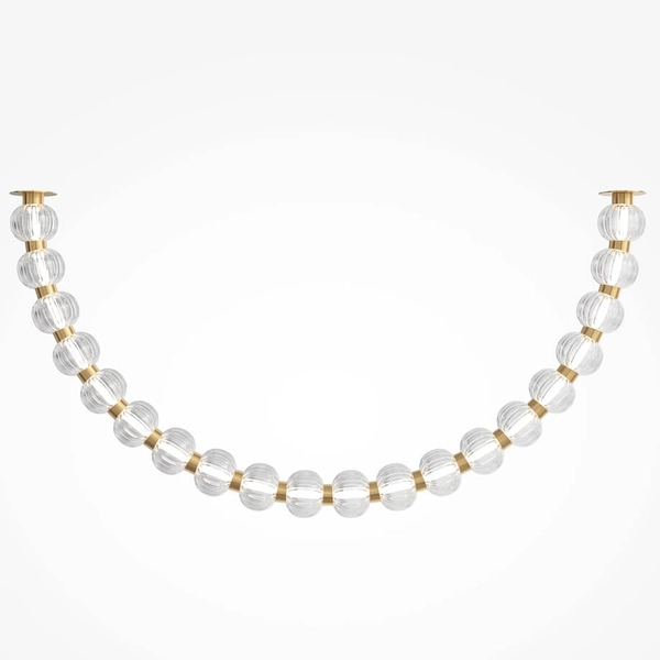 Przysufitowa lampa Amulet MOD555CL-L28G3K LED 36W 3000K przezroczysty złoty