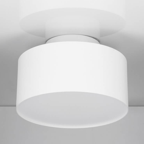 Nasufitowa lampa okrągła ALVEAR LE44383 LED 24W 3000K do salonu biały