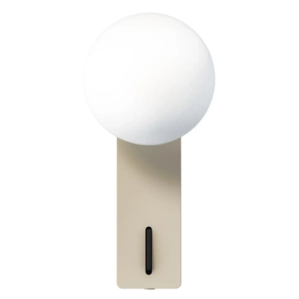 Lampa ścienna Boletta Parette OR85587 z przełącznikiem IP44 szara