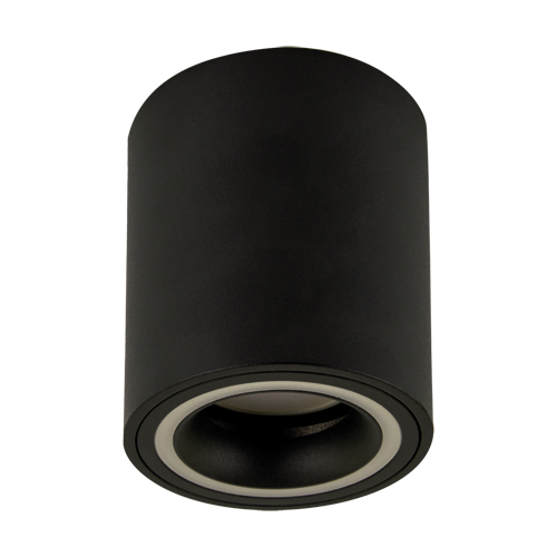 Natynkowa lampa kuchenna Indi C 04046 okrągły downlight czarny