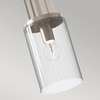 Lampa wisząca QN-KIMROSE-MP-PN tuba szklana nikiel