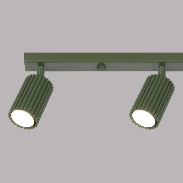 Sufitowa lampa na listwie KARBON  SL.1622 tubki oliwkowe