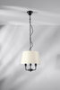 Wisząca lampa abażur Pasteri 31-01351 Candellux na łańcuchu beż czarna
