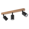 Reflektor sufitowy potrójny Top Wood 3292 TK Lighting okrągły drewniany