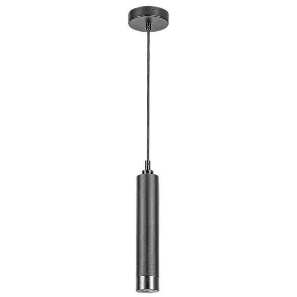 Nowoczesna LAMPA wisząca ZIRCON 5076 Rabalux minimalistyczny ZWIS tuba metalowa czarna
