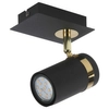 Reflektor sufitowy Verano SPL-2031-1 Italux tuba z regulacją czarny