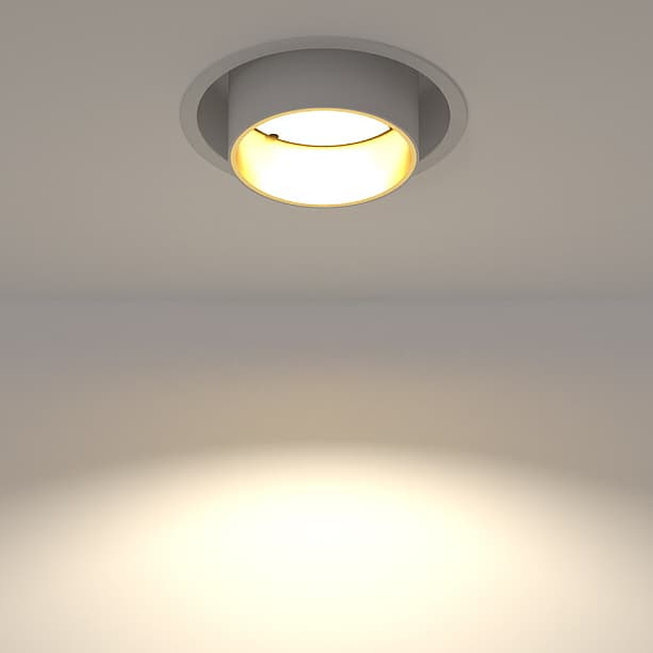 Kuchenna lampa podtynkowa Mono Slide 10797 Nowodvorski punktowa biała złota