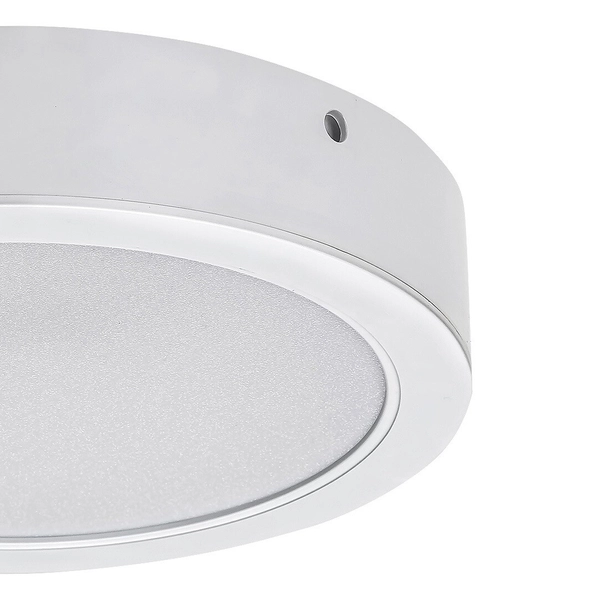 Natynkowa lampa okrągła Shaun 3171 LED 12W 4000K plafon do pokoju biały