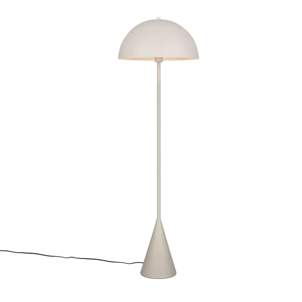 Nowoczesna lampa podłogowa ALFIE 465000176 biała z włącznikiem
