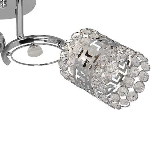 Lampa sufitowa VEN W-N 1916/2 regulowana glamour kryształki chrom