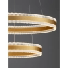 Podwójna lampa wisząca DONTERIO LE45399 LED 69W 3000K ringi złote