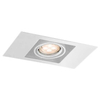 Spot LAMPA sufitowa EBINO 7315 Shilo podtynkowa OPRAWA wpust metalowy prostokątny biały