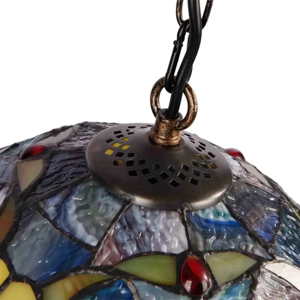 Lampa wisząca szklana Capolavoro ABR-LW-CAPO1 witrażowa kolorowa