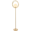 Stojąca lampa do salonu L&-192492 Light& ball pierścienie złote