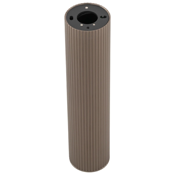 Nowoczesna sufitowa lampa Tube 11029 tuba żebrowana brązowy