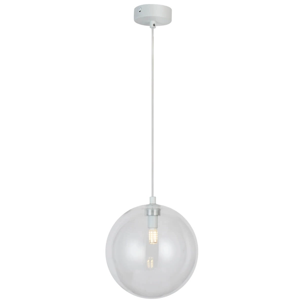 Zwisowa lampa okrągła BUBBLES AZ5953+AZ5958 ball kula biała przezroczysta