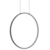 Lampa wisząca do salonu ring Circolo 10810 Nowodvorski LED 18W 3000K czarna