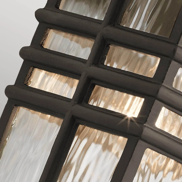 Lampa elewacyjna KL-BEACON-SQUARE-M-OZ Kichler latarnia brązowa