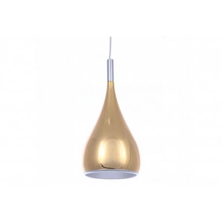 Wisząca lampa metalowa Spell łezka do przedpokoju złota