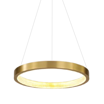 Lampa wisząca pierścieniowa CGZING60A1 Copel LED 30W 3000K do pokoju złoty
