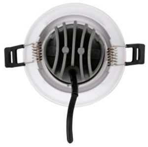 Sufitowa lampa podtynkowa DLR7WW LED 7W 3000K oczko białe