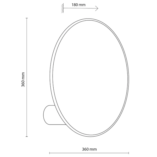 Kinkiet naścienny do przedpokoju Pulse 4814 boho naturalny drewniany