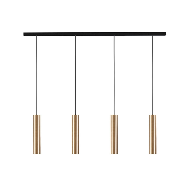 Metalowa lampa sypialniana Baton 7853 zwis na listwie mosiądz