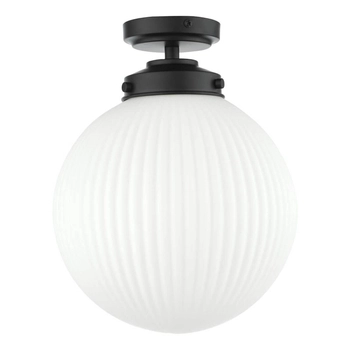 Sufitowa lampa łazienkowa Alrik ALR0122 IP44 kula czarny biały
