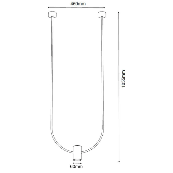 Regulowana lampa wisząca No.C 5080 Shilo 46cm metalowa nad stół platynowy