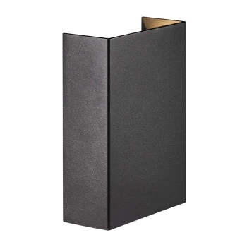 Prostokątna lampa ścienna Fold 2019041003 LED 5,4W 3000K IP54 czarny