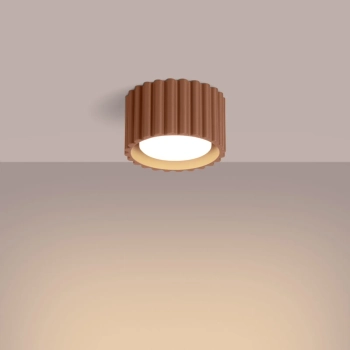 Lampa sufitowa AURA mocca SL.1807 ryflowana 1xGx53