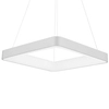 LAMPA wisząca GIACINTO 5304-850SQP-WH-3 Italux metalowa OPRAWA kwadratowy zwis LED 50W 3000K ramka square biała