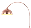 Podłogowa lampa Art Deco NEWCASTLE 58227C Globo metal miedziana
