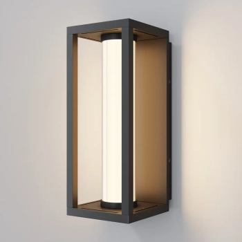 Zewnętrzny kinkiet ścienny Expo O480WL-L12B3K LED 12W 3000K IP54 czarna