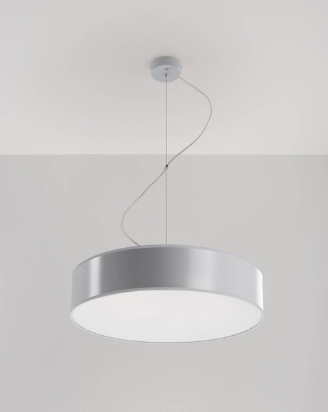 Okrągła lampa podwieszana ARENA 45 SL.0119 Sollux zwis szary
