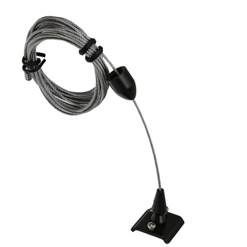 ZAWIESIE linowe HT4-J09/BK Italux ZWIS do 3-fazowego systemu szynowego czarne