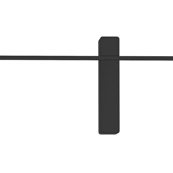 Ledowy kinkiet Bene Parette LED 7W 3000K czarna lampa ścienna do salonu