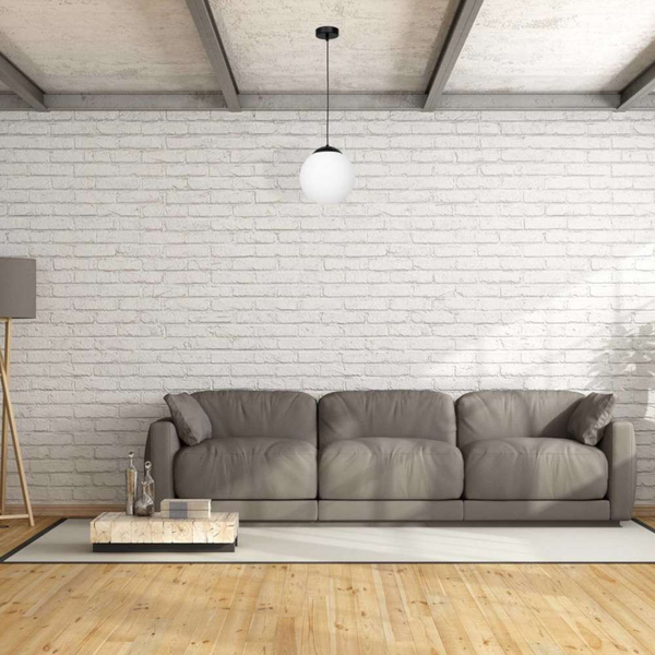 LAMPA wisząca LIMA MLP6522 Milagro loftowa OPRAWA szklany ZWIS kula ball biała