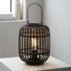Bambusowa lampa nocna Mathias 101674 drewniany czarny