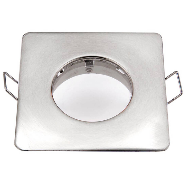 Kwadratowe oczko Speculo 80245 metalowe do łazienki IP65 chrom