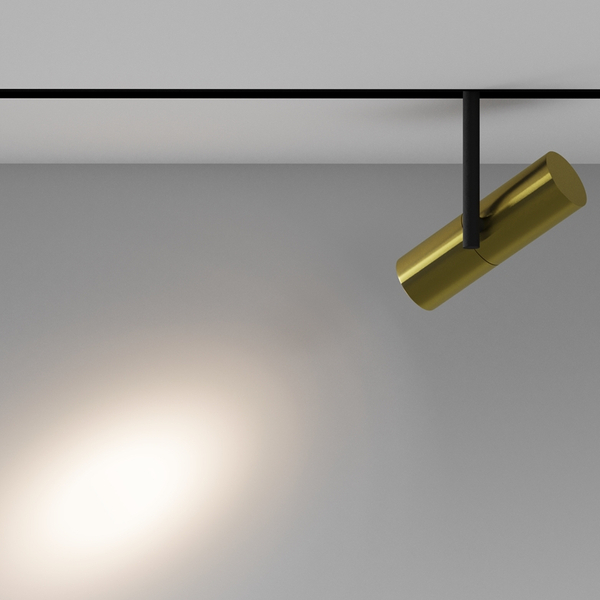 Reflektorowa lampa magnetyczna do szyny Elti TR005-2-12W3K-BBS LED 12W 3000K mosiądz czarna