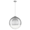 Lampa wisząca nas wyspę Flash MP1238-400 chrome Step ball lustrzana chrom