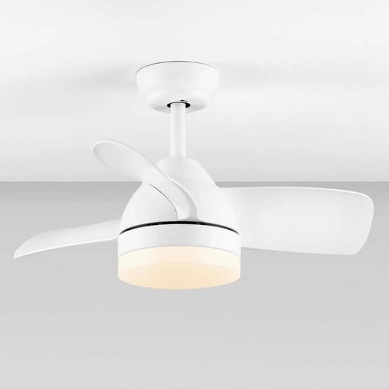 Sufitowy wentylator VILLAZON LE44971 LED 18W 3000-6500K z pilotem biały